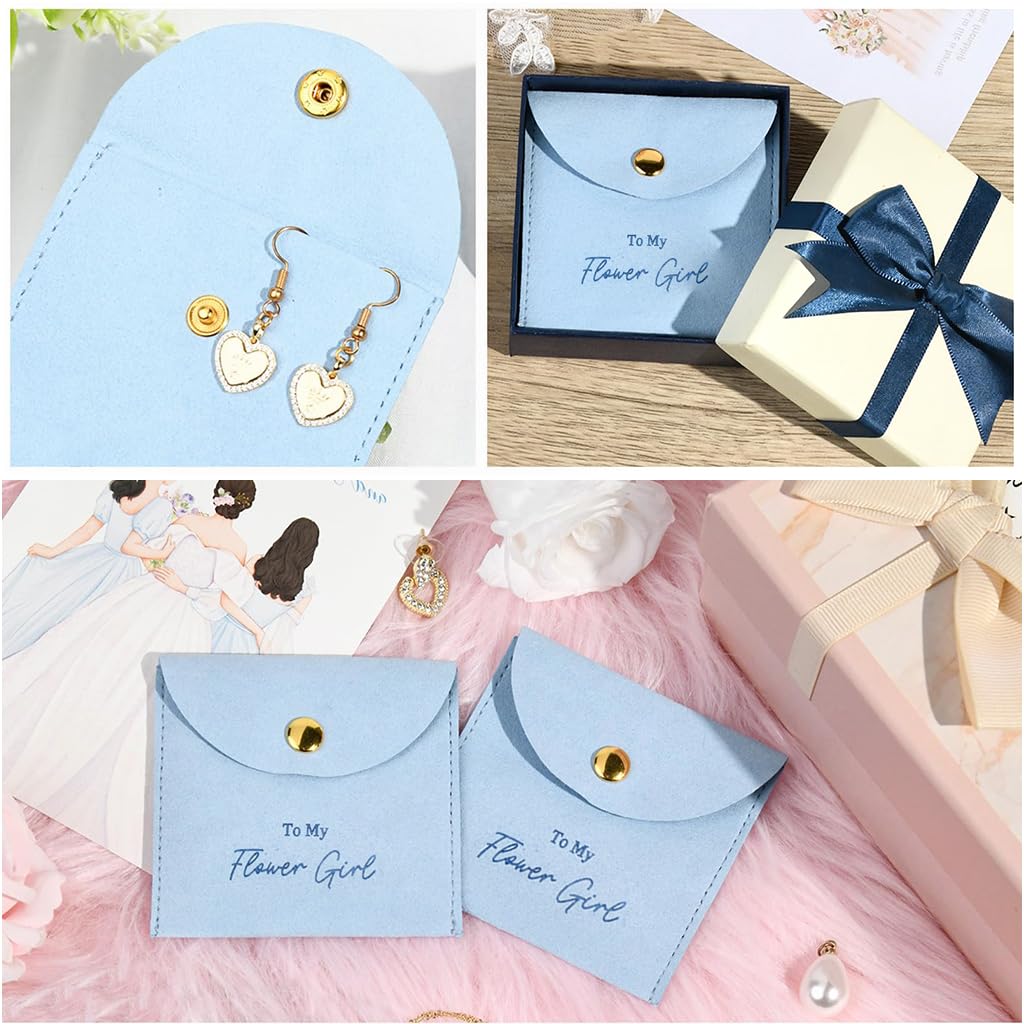 SANNIDHI Jewelry Bags Bridesmaid Gifts Set of 6 SANNIDHI Jewelry Bags Bridesmaid Gifts Set of 6